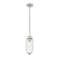 Z-Lite Arden Pendant, 1-Light, 4.5 In.W x 12 In.H, Brushed Nickel/Clear 651P-BN - alternate 6